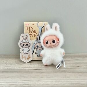 Pop Mart The Monsters Pin for Love Vinyl Plush Pendant (A-M) - Letter H